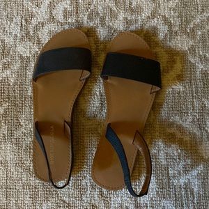 Black sandals womens size 6